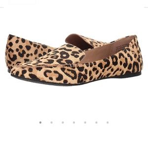 Steve Madden Featherl Calf Hair Leopard Flats